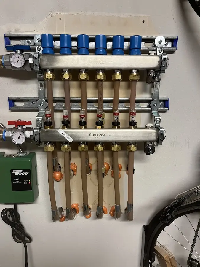 Plumber performing Leak Detection at a residential property in Desert Edge